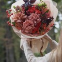 Букет Праздник Осени - подарочное оформление - миниатюра