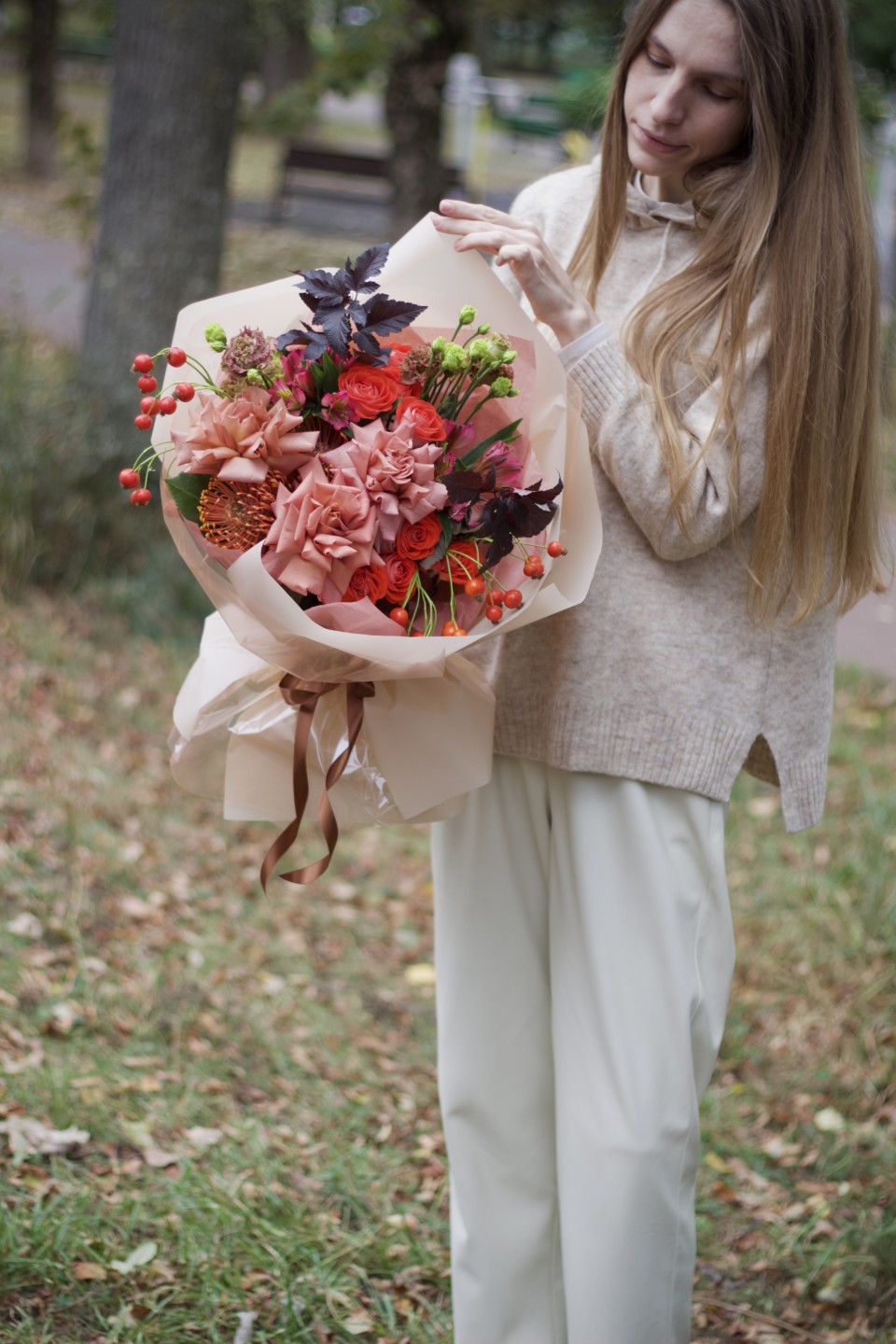 Букет Праздник Осени - быстрая доставка в Минске