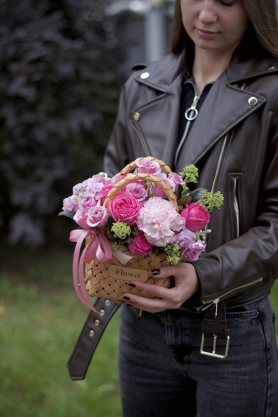 Корзинка Любимой маме - подарочное оформление