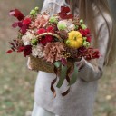 Корзина Щедрая Осень - подарочное оформление - миниатюра