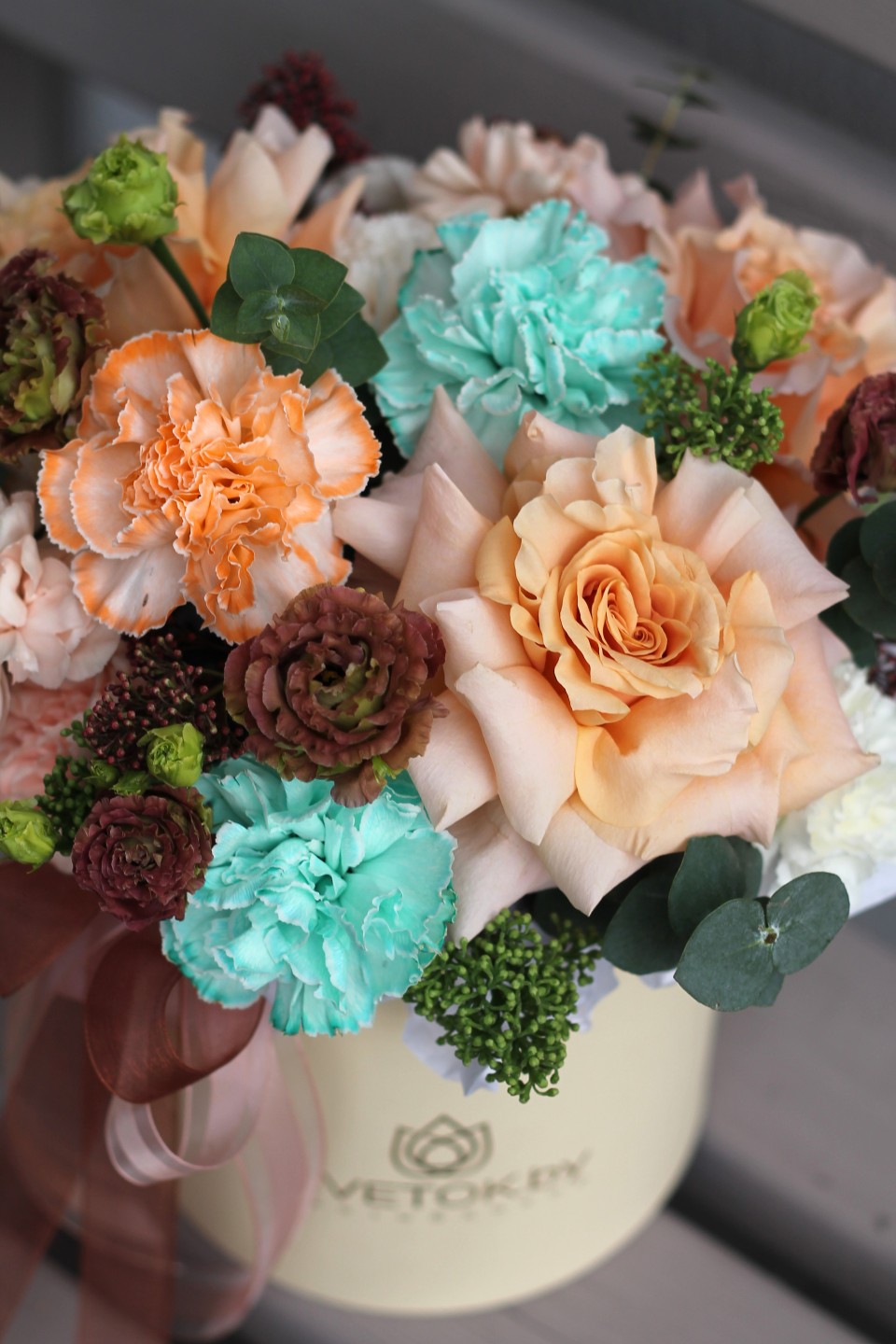 Коробка Осенняя Заря - быстрая доставка в Минске