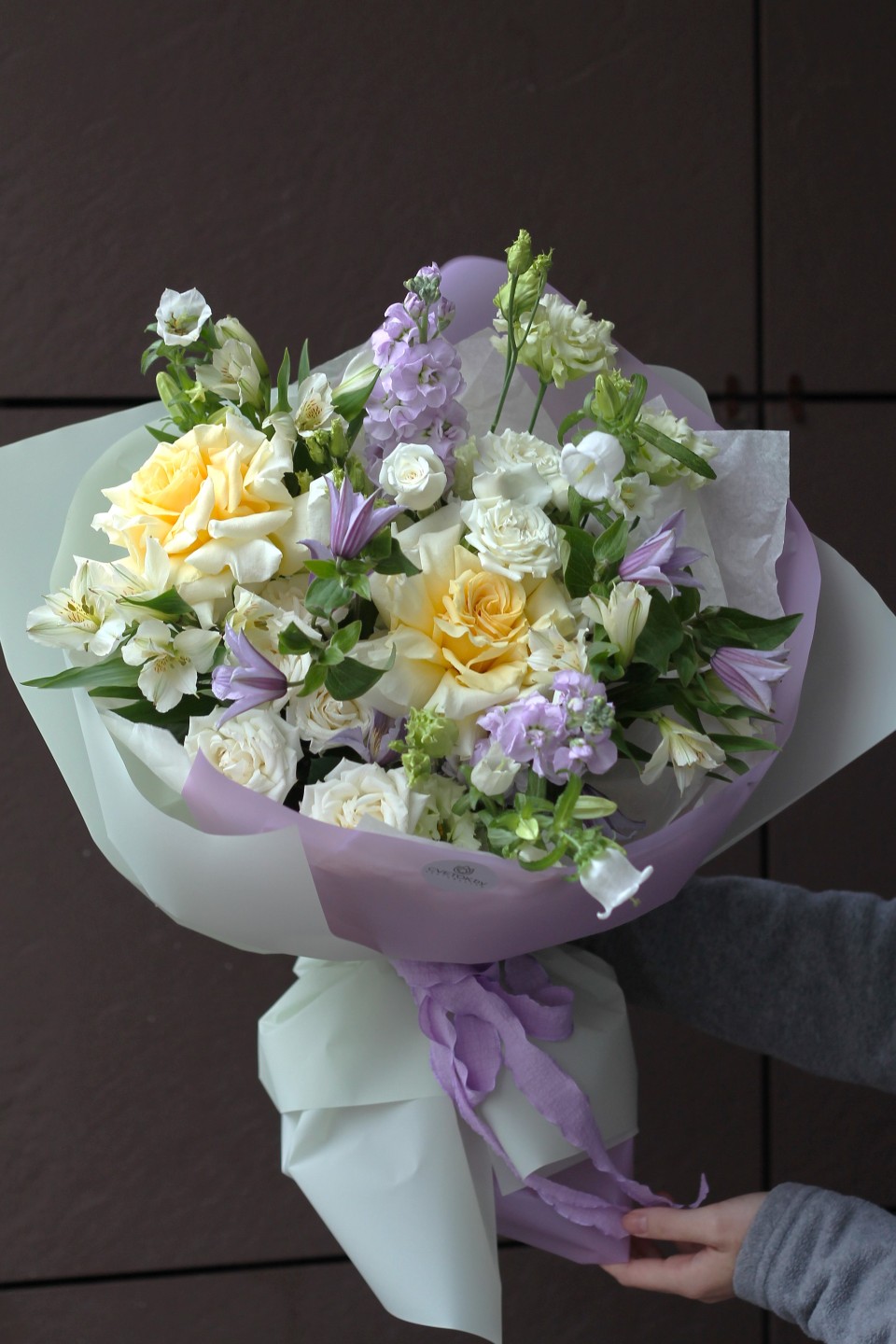 Букет Магнолия - подарочное оформление