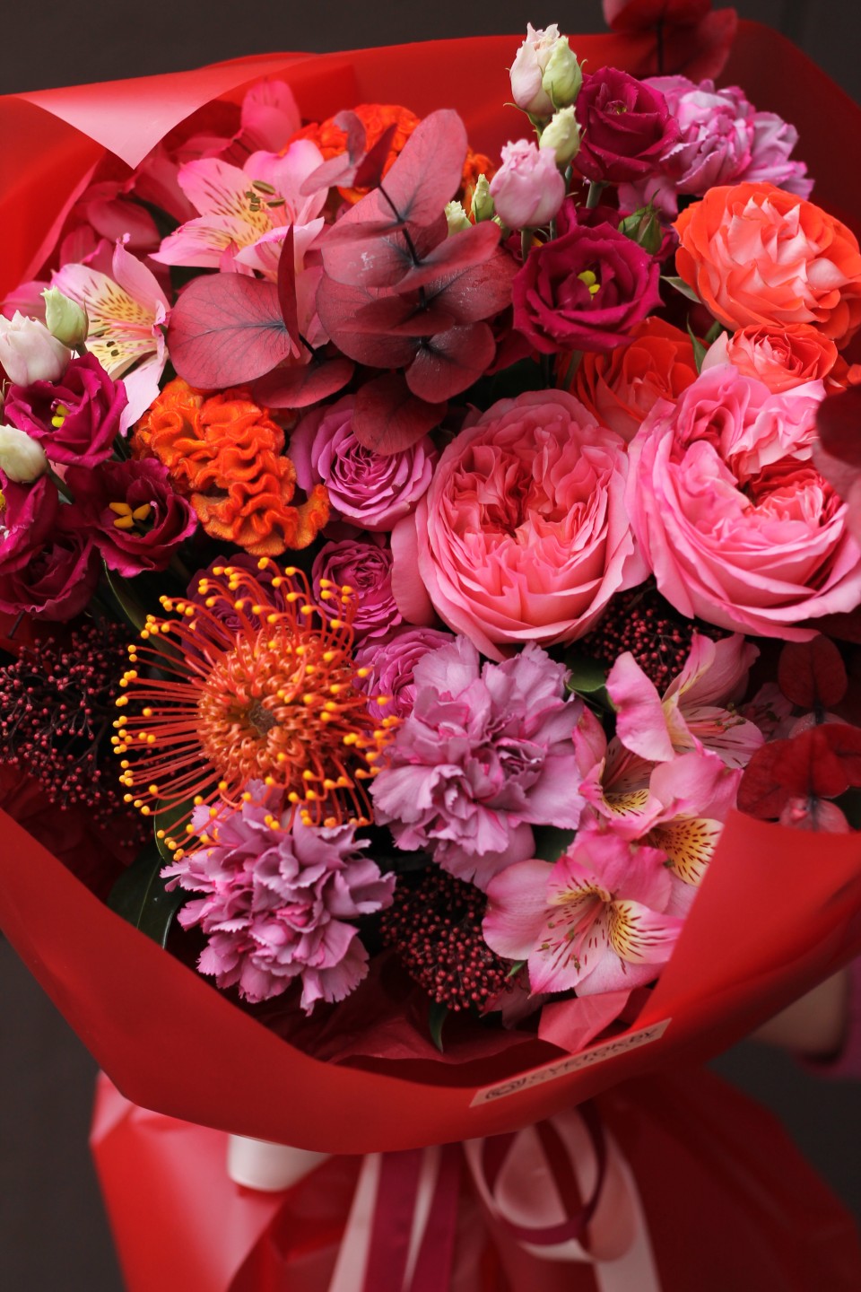 Букет Марис - с добавлением зелени