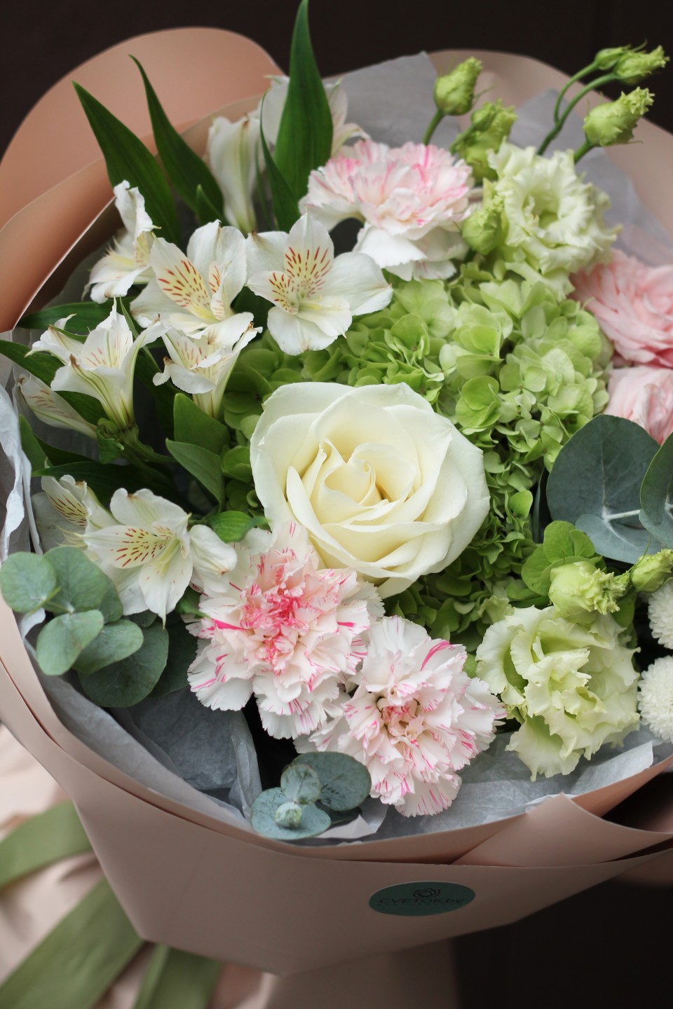 Букет Виноград - с добавлением зелени