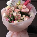 Букет Ханна - с добавлением зелени - миниатюра 