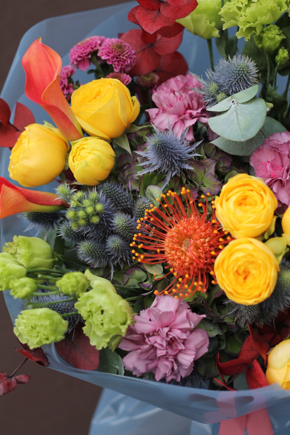 Букет Марфа - с добавлением зелени