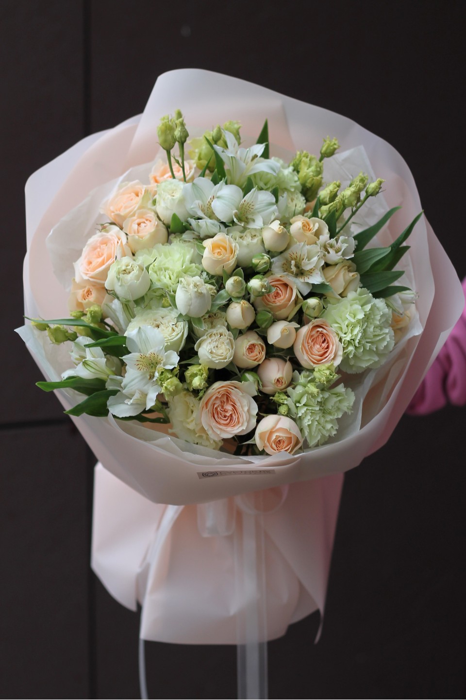 Букет Арахис - с добавлением зелени