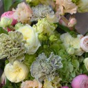 Букет Цунами - с добавлением зелени - миниатюра 