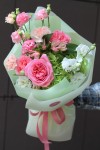 Букет с розой Пинк Экпрешн "Марси"