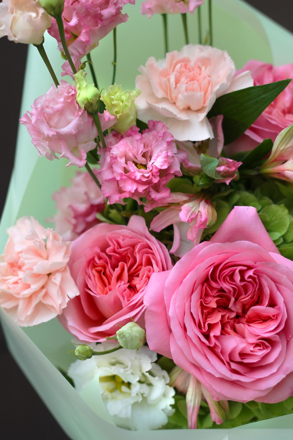 Букет Марси - с добавлением зелени