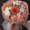 Букет Шарль - с добавлением зелени - миниатюра 