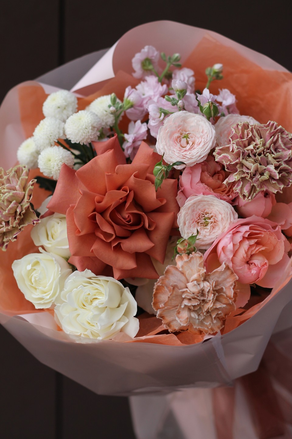 Букет Шарль - подарочное оформление