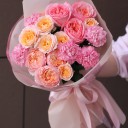 Букет Альфредо - с добавлением зелени - миниатюра 