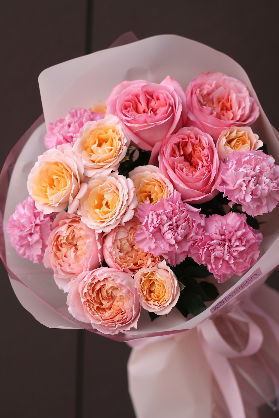 Букет Альфредо - подарочное оформление