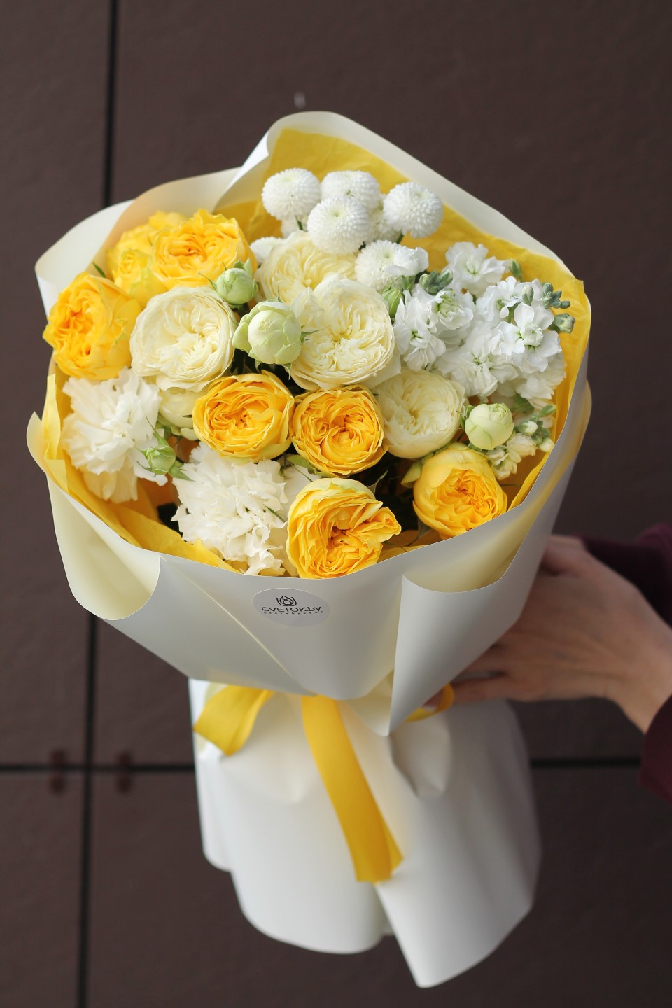 Букет Элвис - с добавлением зелени