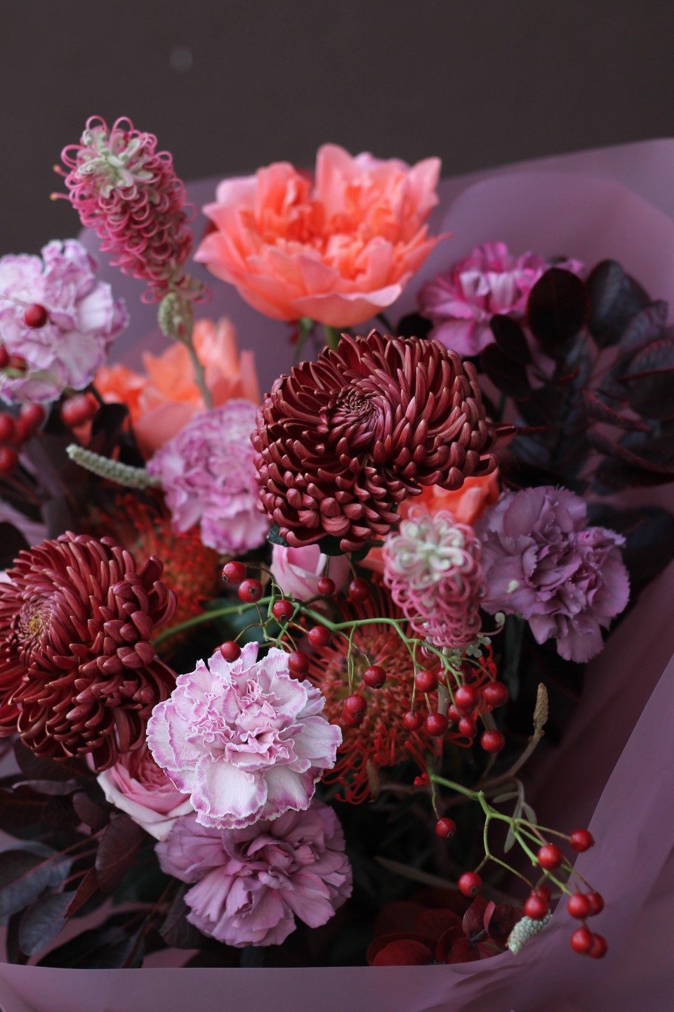 Букет Люциус - подарочное оформление