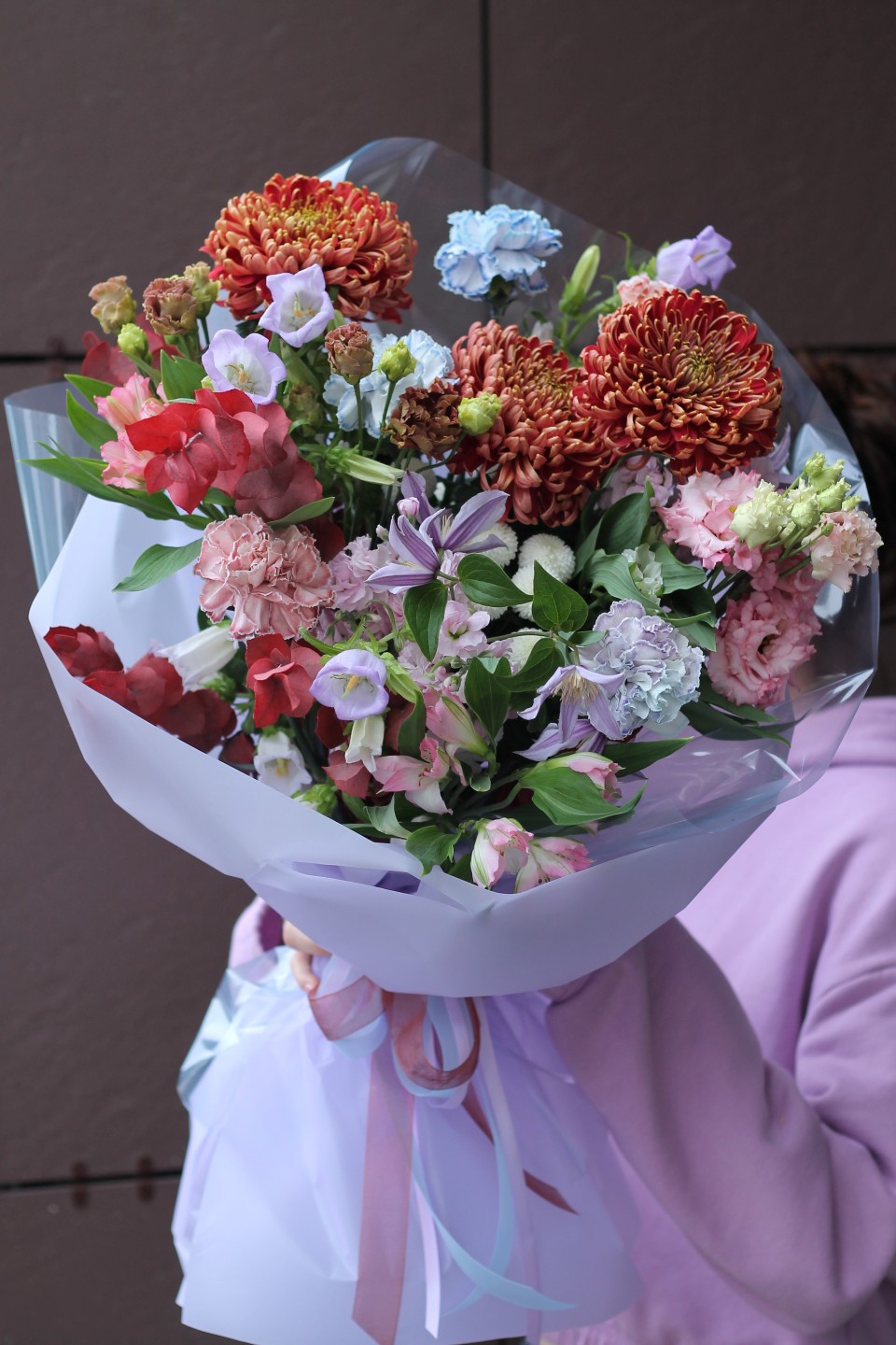 Букет Беверли Хилз - подарочное оформление