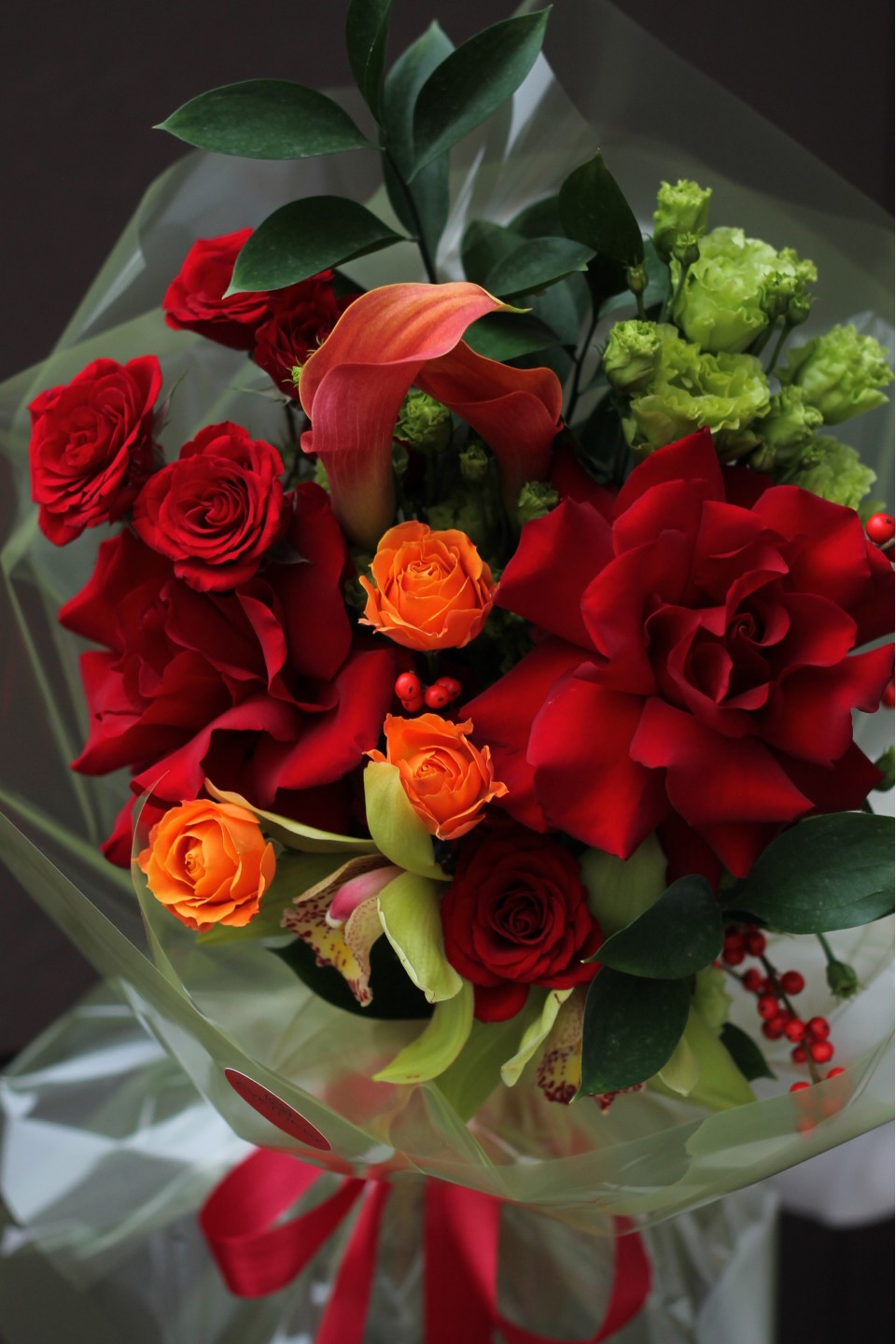 Букет Хавьер - подарочное оформление