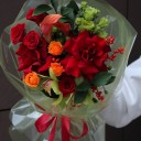 Букет Хавьер - с добавлением зелени - миниатюра 