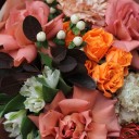 Букет Эклер - с добавлением зелени - миниатюра 