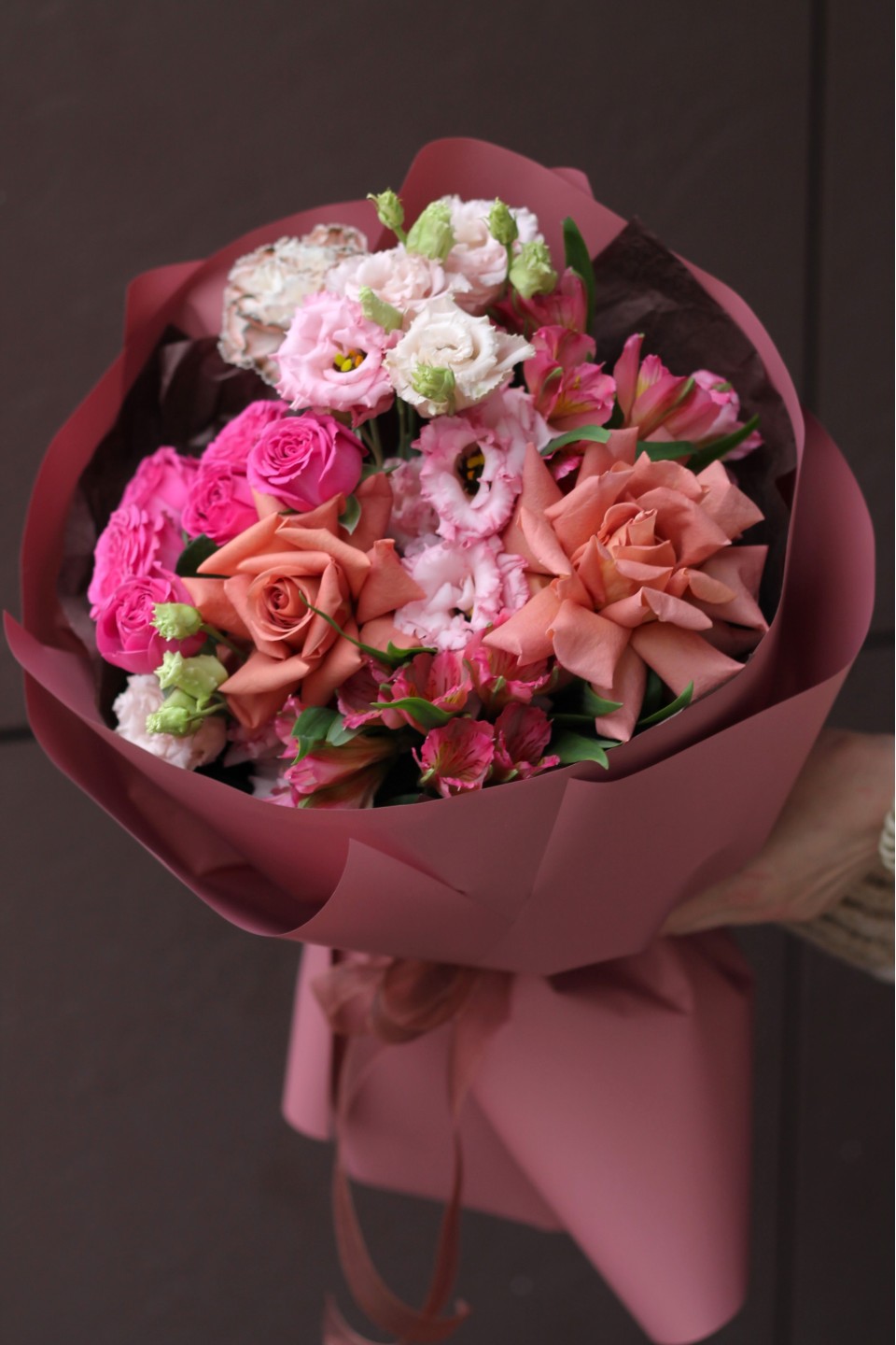 Букет Типси - с добавлением зелени