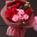 Букет Морс - с добавлением зелени - миниатюра 