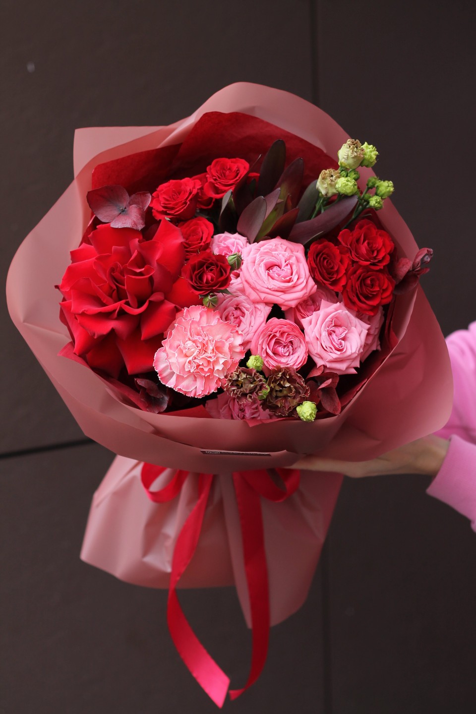 Букет Морс - с добавлением зелени