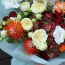 Букет Дикий дракон - с добавлением зелени - миниатюра 