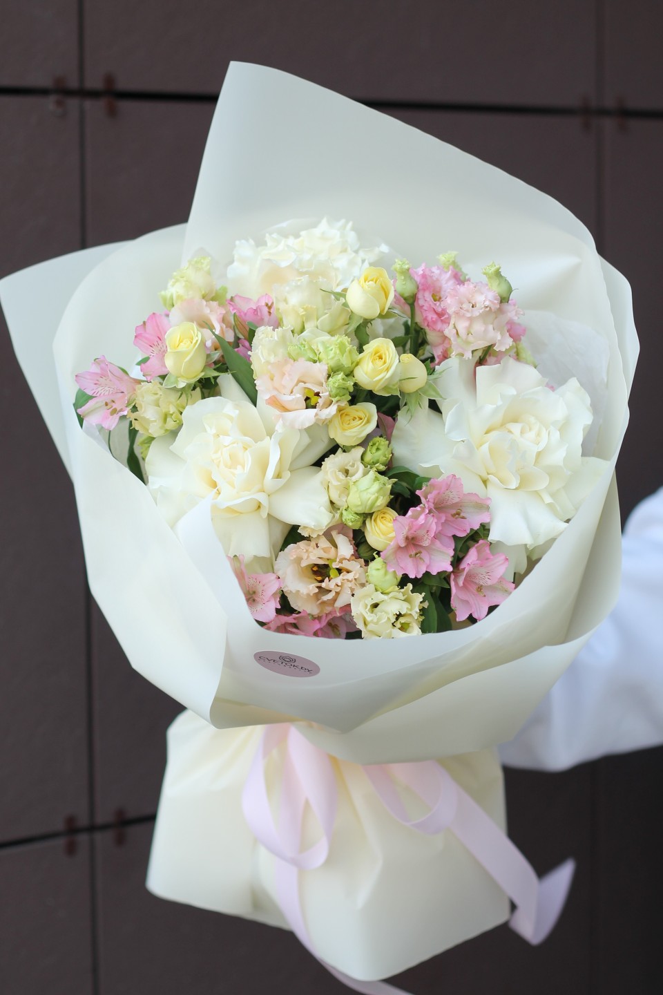 Букет Норис - с добавлением зелени