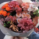 Букет Император - с добавлением зелени - миниатюра 