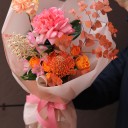 Букет Грайд - с добавлением зелени - миниатюра 