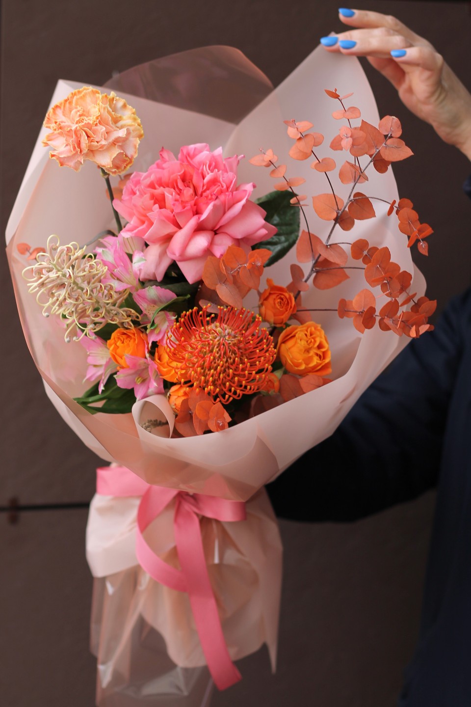 Букет Грайд - с добавлением зелени