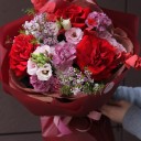 Букет Рубиновая Роза - миниатюра