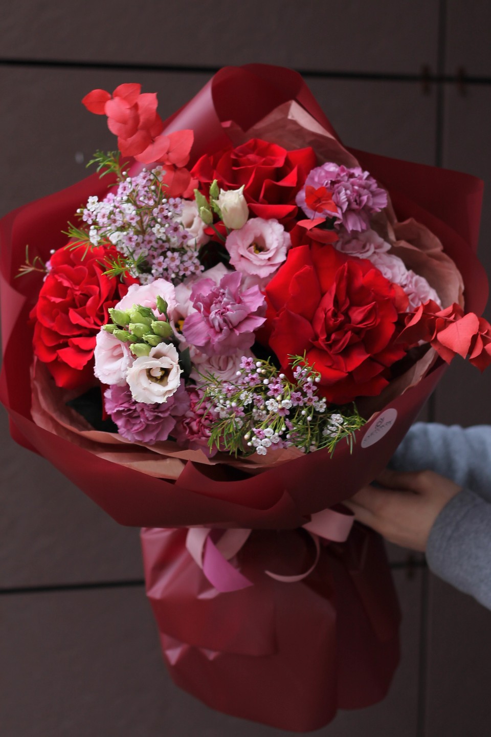 Букет Рубиновая Роза