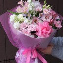 Букет Мэдисон - с добавлением зелени - миниатюра 