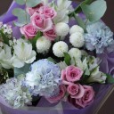 Букет Душистый Сад - подарочное оформление - миниатюра