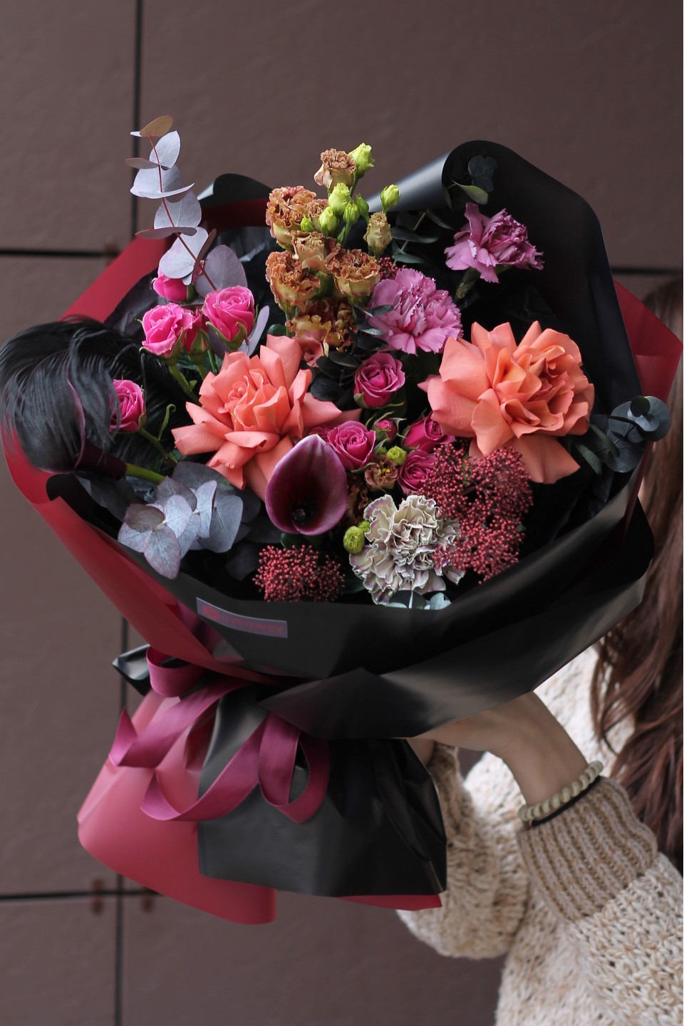Букет Черная Любовь