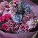 Букет с французской розой Мемори - с доставкой по Минску - миниатюра