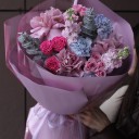 Букет с французской розой Мемори - быстрая доставка в Минске - миниатюра