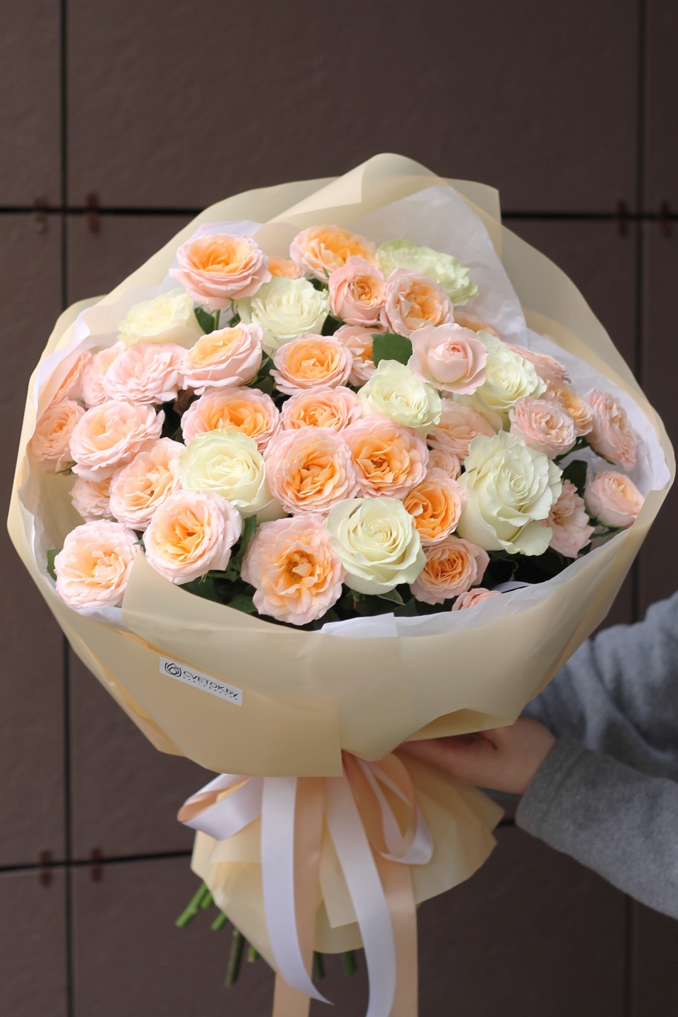 Букет Солнечный Персик