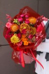 Букет с хризантемой "Бакара"