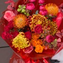 Букет с хризантемой Бакара - с доставкой по Минску - миниатюра
