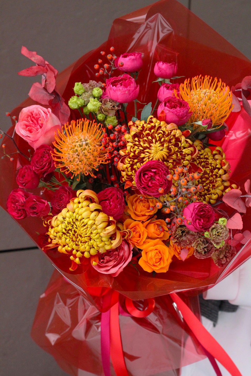 Букет с хризантемой Бакара - с доставкой по Минску