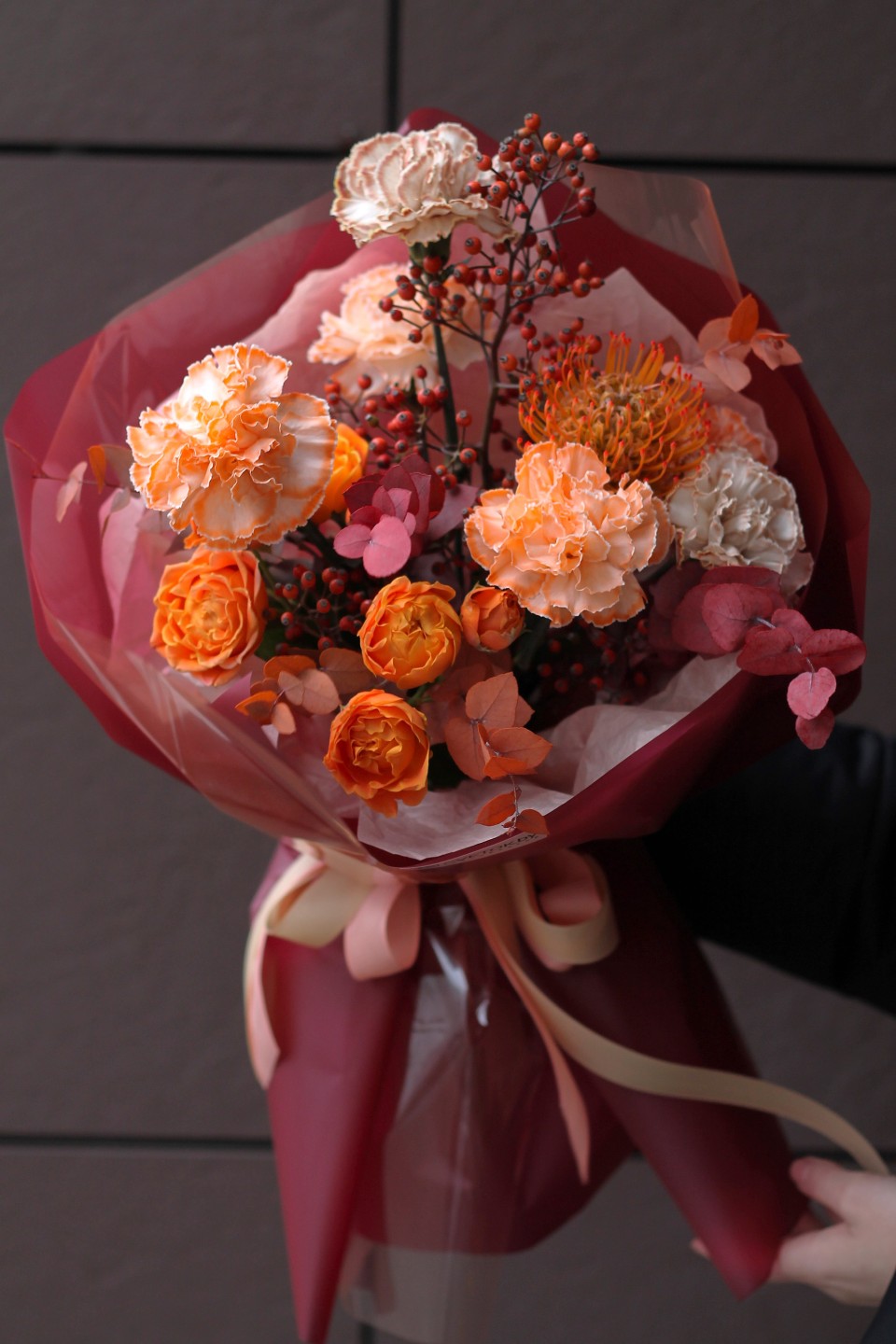 Букет Апельсиновый Щербет