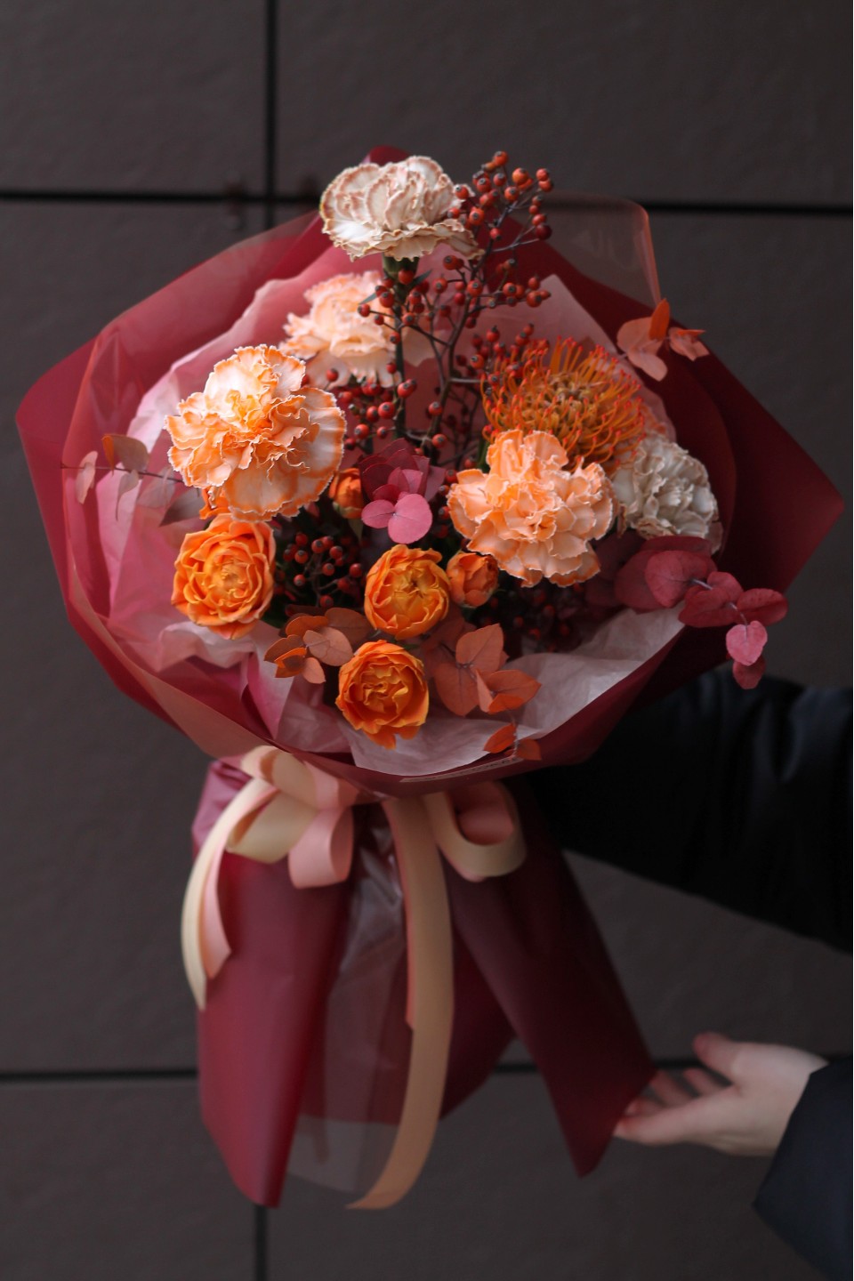 Букет Апельсиновый Щербет - быстрая доставка в Минске