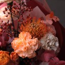 Букет Апельсиновый Щербет - подарочное оформление - миниатюра