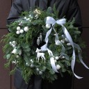 Венок новогодний Северный Олень - миниатюра