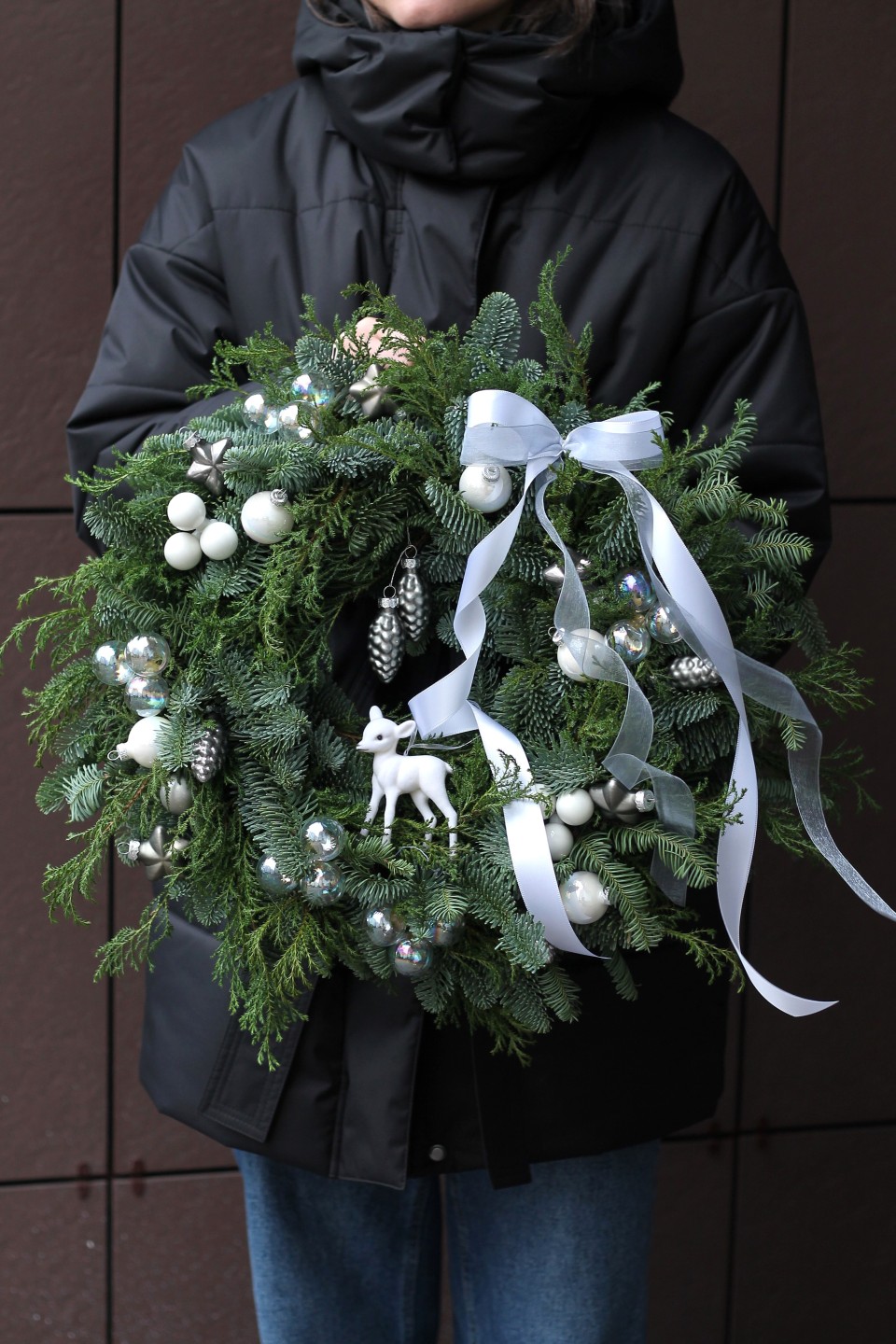 Венок новогодний Северный Олень