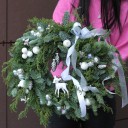 Венок новогодний Северный Олень - миниатюра