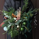 Композиция новогодняя Олененок Бэмби - миниатюра